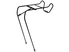 Portapacchi / Portacestino Anteriore Bici 24 - 26 - 28 MTB + City Bike Nero