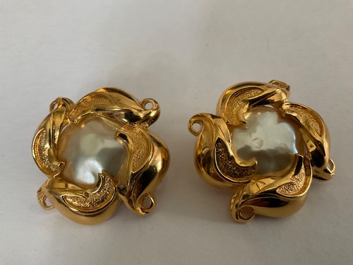 Grandi orecchini vintage fendi - grandi,