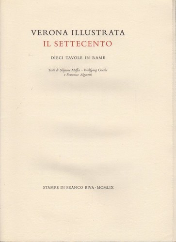 Verona illustrata il - verona, illustrata: