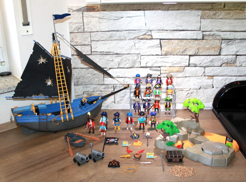 Playmobil nave pirata blu - ,