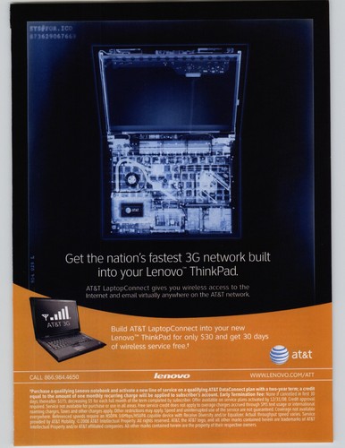 2008 vintage print t - at&t, 3g