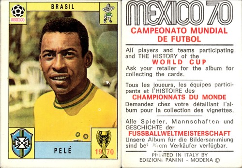 1970 panini mexico brasil - 1970, 70