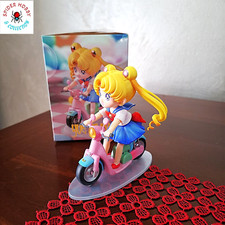 ACTION FIGURE SAILOR MOON IN MOTO 12 CM USAGI TSUKINO BUNNY STATUETTA COLLEZIONE