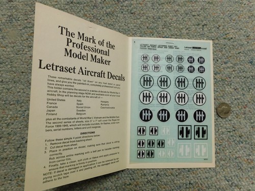 Letraset decalcomanie - letraset,