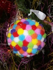  SFERE FATTE A MANO DECORAZIONE ALBERO NATALE ADDOBBI NATALIZI