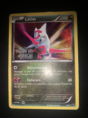 Carta pokemon latias 20 - carta, 9/20