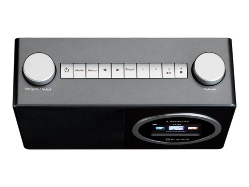Lenco dir 70bk nero radio - lenco, dir-70bk