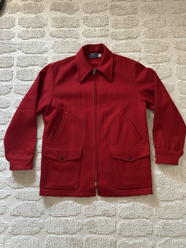 Giacca lana pendleton rossa - giacca,