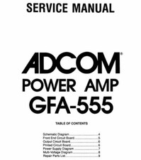 ADCOM GFA-555 Schematic