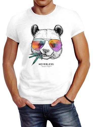 Neverless shirt uomo panda - neverless®,