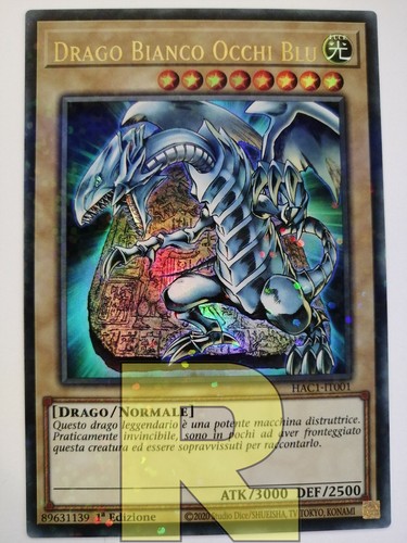 Drago bianco occhi blu - occhi,