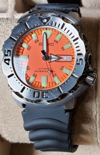Seiko monster orange men - seiko,