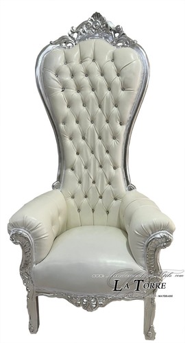 Poltrona trono stile barocco - trono,