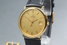 [Quasi MINT+] Orologio da uomo vintage 1991 OMEGA De Ville Cal.1430 Qz Gold d...