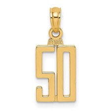 10k Yellow Gold Number 50