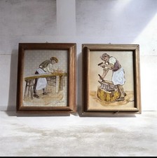 Pair of Vintage Ceramic