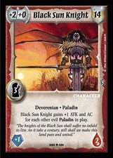 Black Sun Knight - Deverenian - Warlord Saga of the Storm