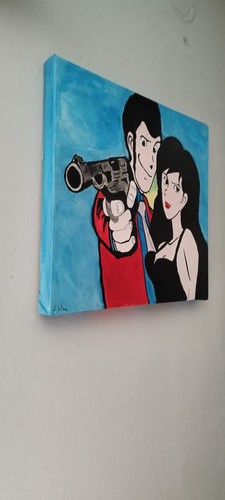 Lupin fujiko pop art - lupin,