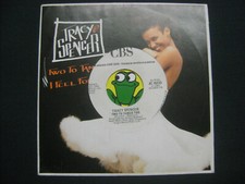 TRACY SPENCER TWO TO TANGO TOO 7" JUKE BOX PROMO+LAUPER+HOLED COVER++UNPLAYED+