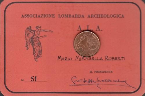 Tessera associazione lombarda - associazione,