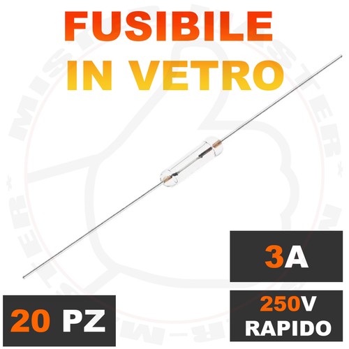 Fusibile vetro 250v - fusibile,