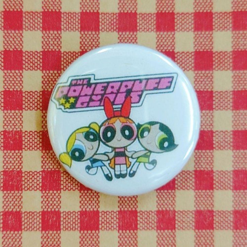 Powerpuff girls mini badge pin - powerpuff,