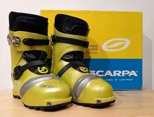 Scarpe / scarponi sci alpinismo SKIALP F1 RACE SCARPA anni 2010 verdi ~ n. 7.5/8