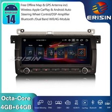8.8" Android 14 Autoradio Navi DAB+CarPlay FM per BMW Serie 3 E46 Rover 75 MG ZT