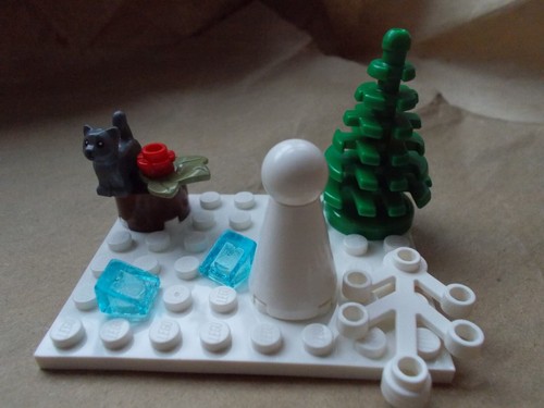 Lego winter woodland scena - lego, new
