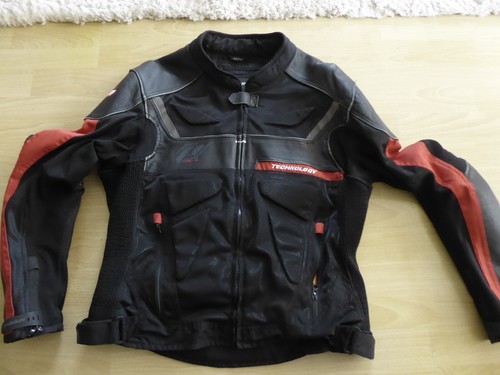 Giacca moto tessuto con - moto,