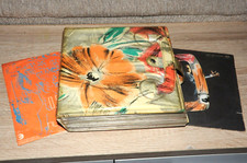 VALIGETTA VINTAGE  raccoglitore vinili + 20 singoli 45 giri anni 60 vari artisti