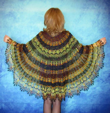 Scialle russo Orenburg a righe