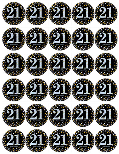 Toppers per cupcake edibili - per,