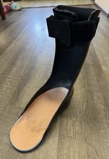 Tutore Piede Goccia Caviglia Rigida AFO Piede Ortesi Supporto SINISTRA con Cinghia + Imbottitura