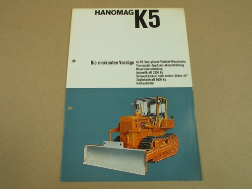 Brochure hanomag ef - hanomag, k5