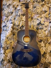 Chitarra acustica Eko blu leggerissimi (impercettibili) segni d' usura