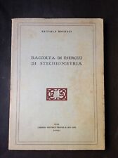CHIMICA - R.BONIFAZI - RACCOLTA DI ESERCIZI DI STECHIOMETRIA - TREVES 1958