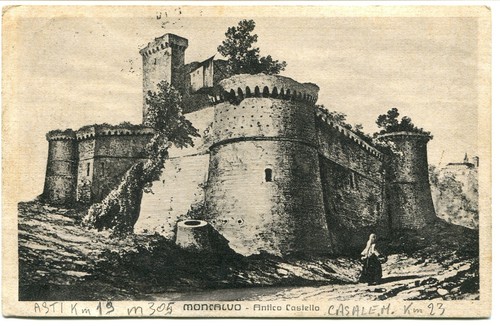 1934 moncalvo antico castello - antico,