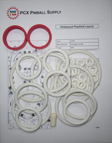Kit anello gomma flipper
