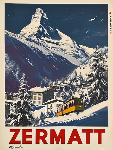 Zermatt svizzera poster - zermatt,