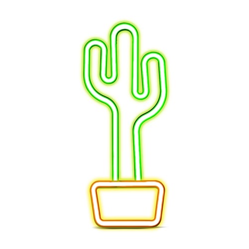 Insegna luminosa led cactus - insegna,