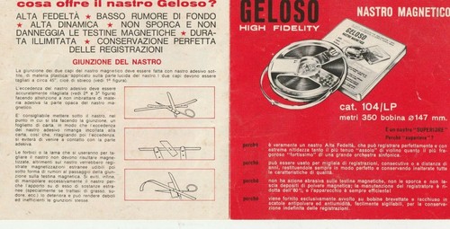 Ii085 pubblicita nastri e - ii085, pubblicita'