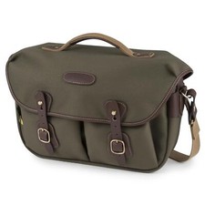 Borsa per fotocamera Billingham Hadley Pro 2020 in fibra di salvia/pelle cioccolato