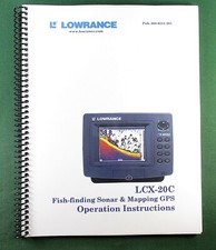 Lowrance LCX-20C Instruction