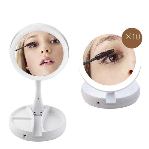 Specchio trucco con luci led - specchio,