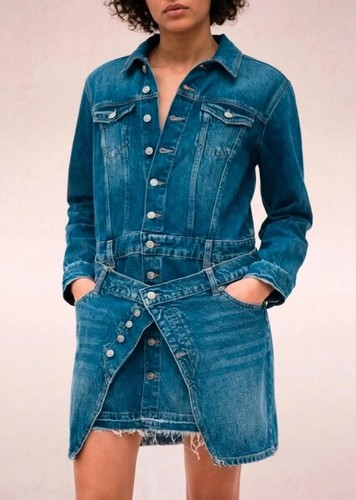 Abito denim strati zara - a,