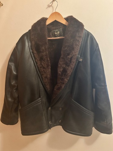 Giacca vintage vera pelle e - in,