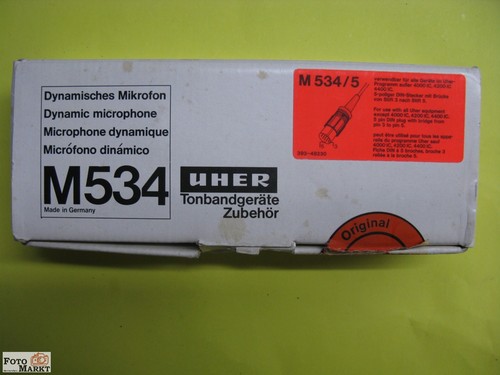 Uher microphon 534 microfono - m,