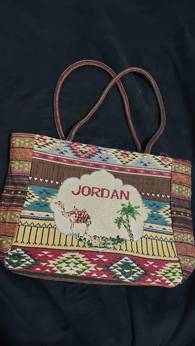 Jordan arazzo ricamato tote