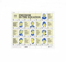 Francobollo nuovo "Libertà nell'equazione" alla settimana dei premi Nobel